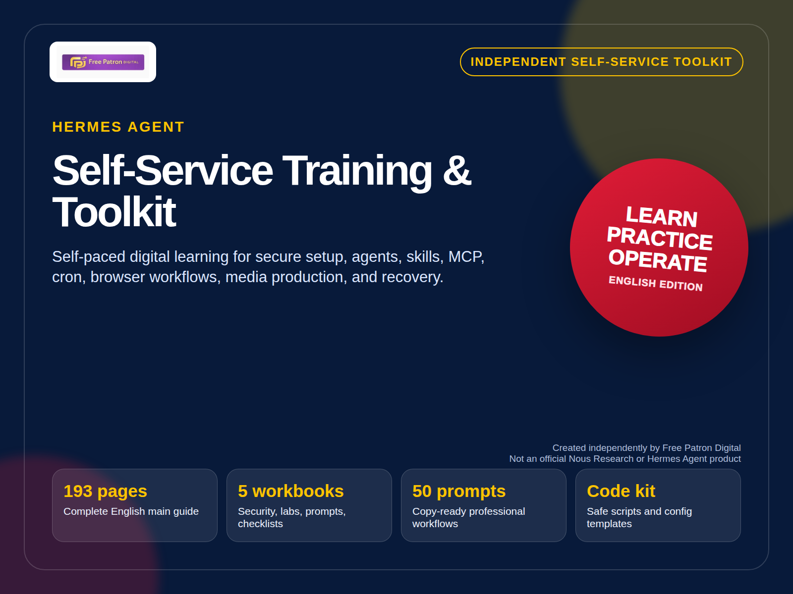 Hermes Agent Self-Service Training and Toolkit cover